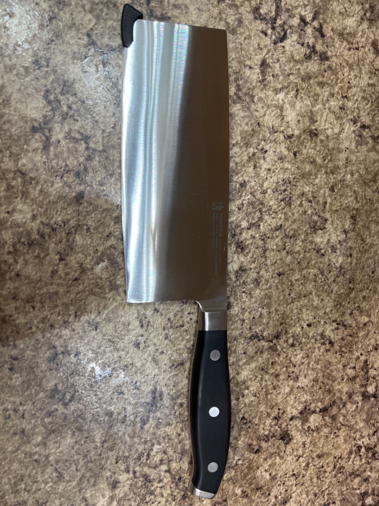 HENCKELS Forged Premio 6-inch Meat Cleaver, Black/Stainless Steel customer photo 1