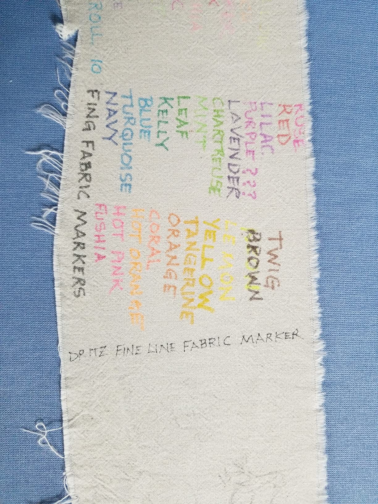 Dritz 3087 The Fine Line Permanent Fabric Marker, Black customer photo 2