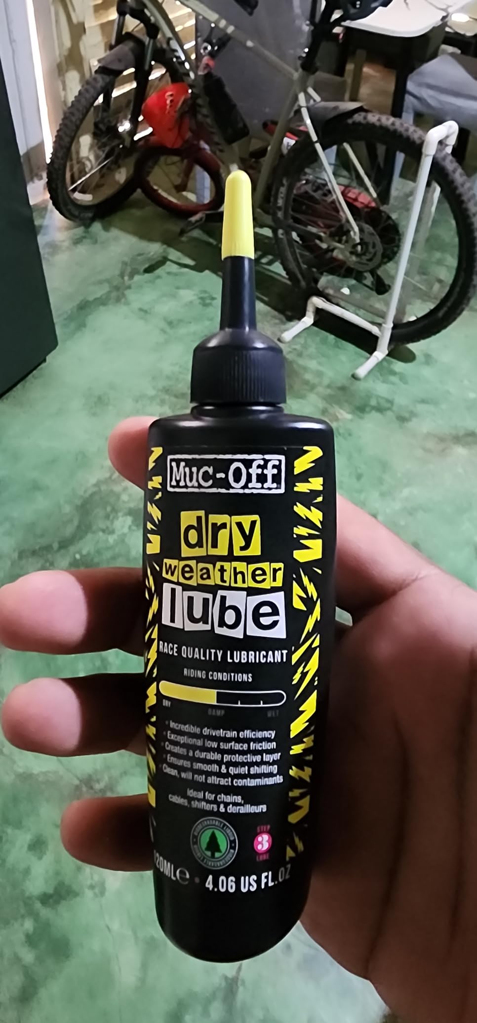 Muc-Off Bio Dry Bike Chain Lube 50ml Wax-Based Formula for Smooth Gear Shifts | Creates Protective Layer and Reduces Friction | Pipette System for Easy Application customer photo 1