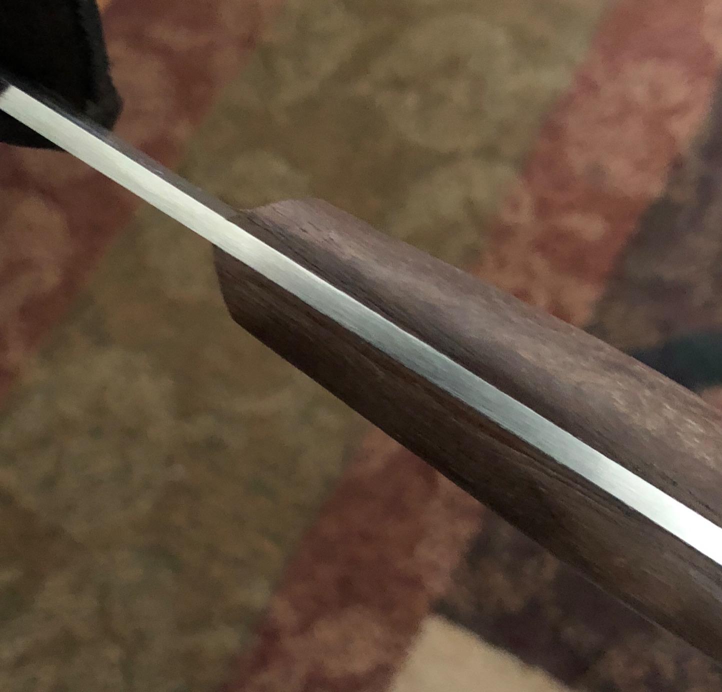 Condor Bushlore Knife - Bushcraft Knife - 1075 High Carbon Steel - Walnut Handle - Scandi Grind - 4.3in Blade - 6.1 oz customer photo 1