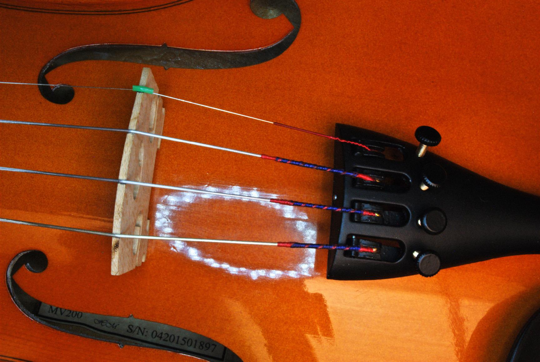 D'Addario Pro-Arte Violin String Set with Wound E, 4/4 Scale, Medium Tension customer photo 1