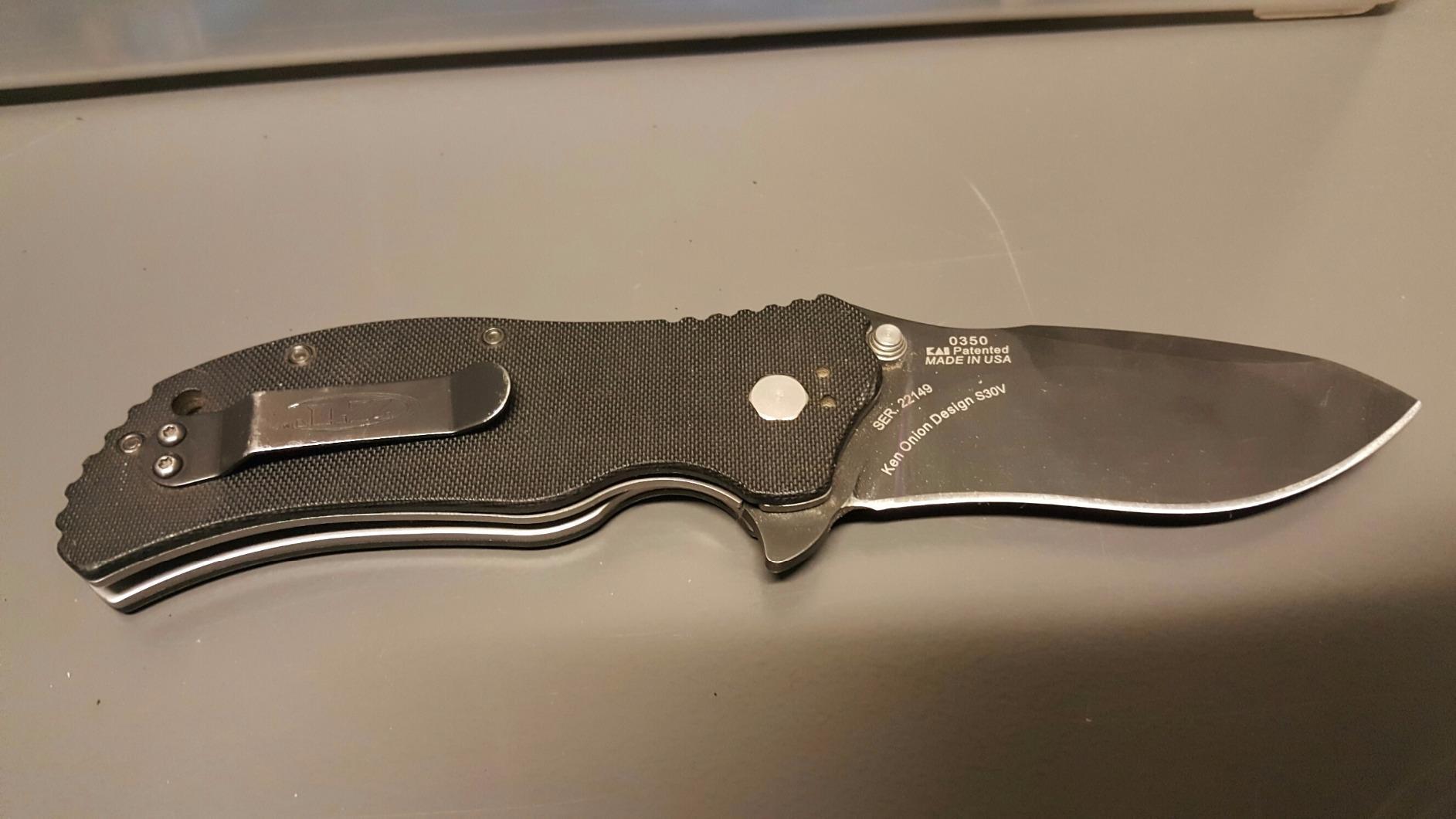 Zero Tolerance 0350 Folding Pocket Knife; 3.25