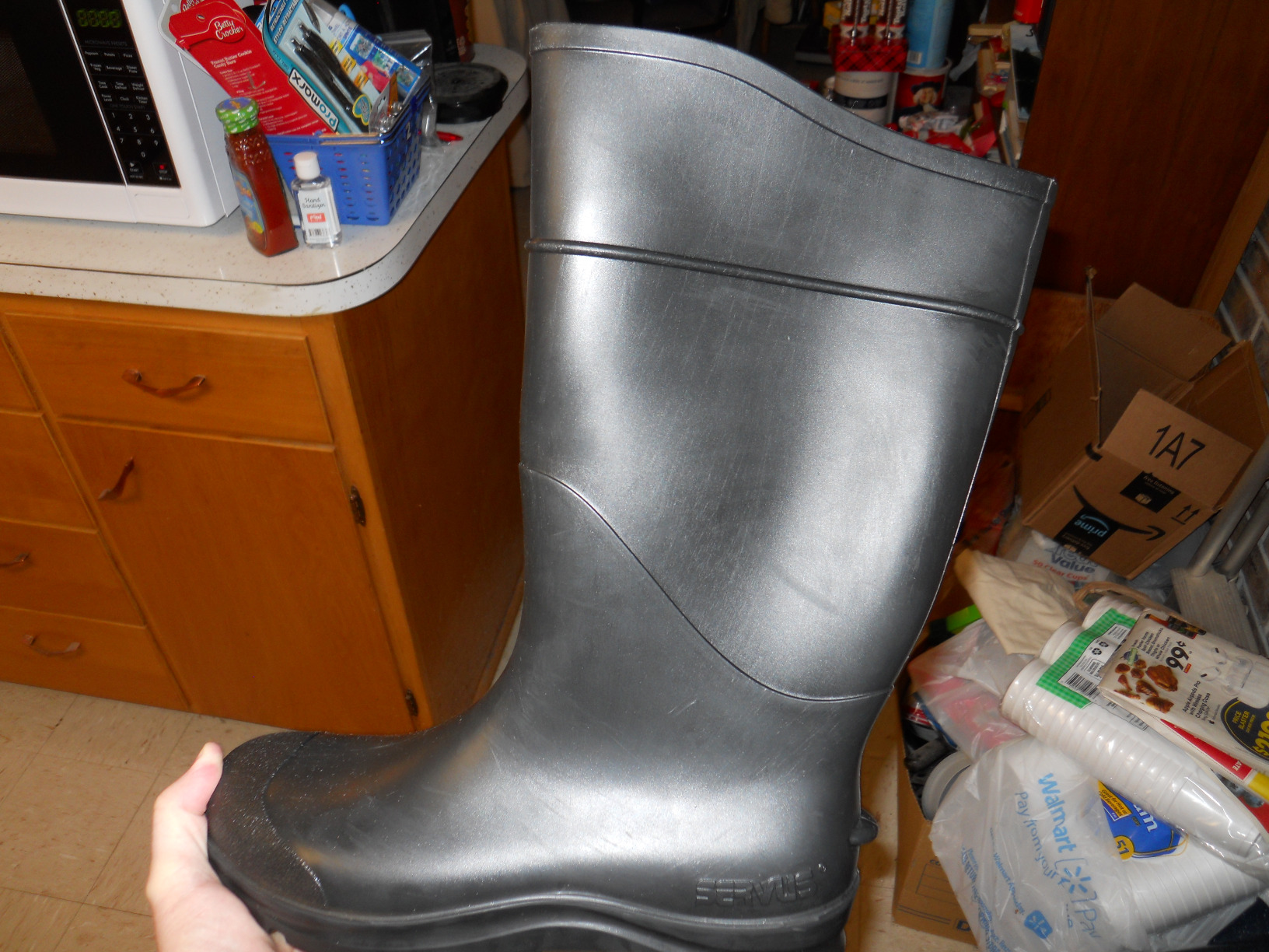 CLC Custom Leathercraft Climate Gear R230 Over The Sock Black PVC Rain Boot customer photo 2