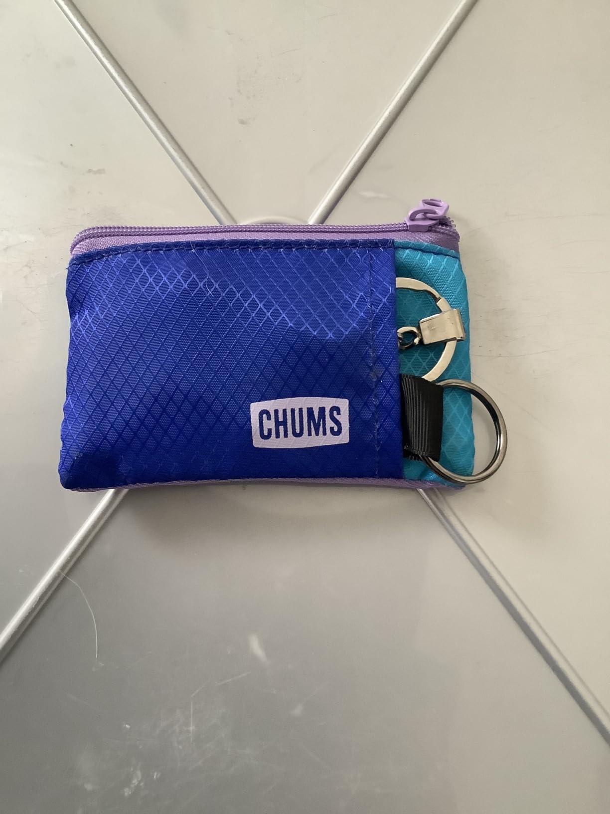 Surfshorts Wallet - Solid Colors Collection, Lightweight Slim Wallet with RFID Blocking Card & Clear ID Window - Zippered Minimalist Wallet w/Key Ring customer photo 2