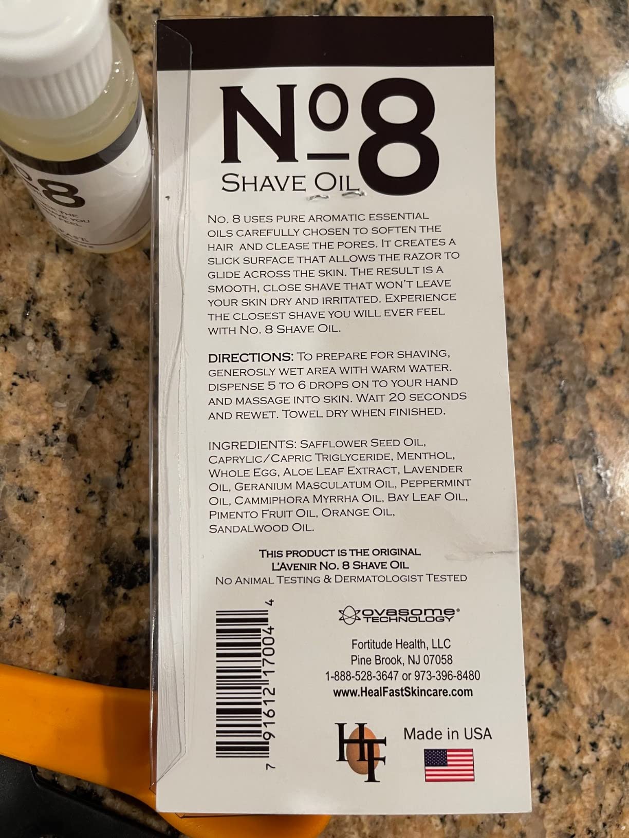 HealFast No. 8 Shave Oil, 1 oz, Premium Shaving Oil for Men & Women, Helps Prevent Razor Burn, Razor Drag & Ingrown Hairs customer photo 2