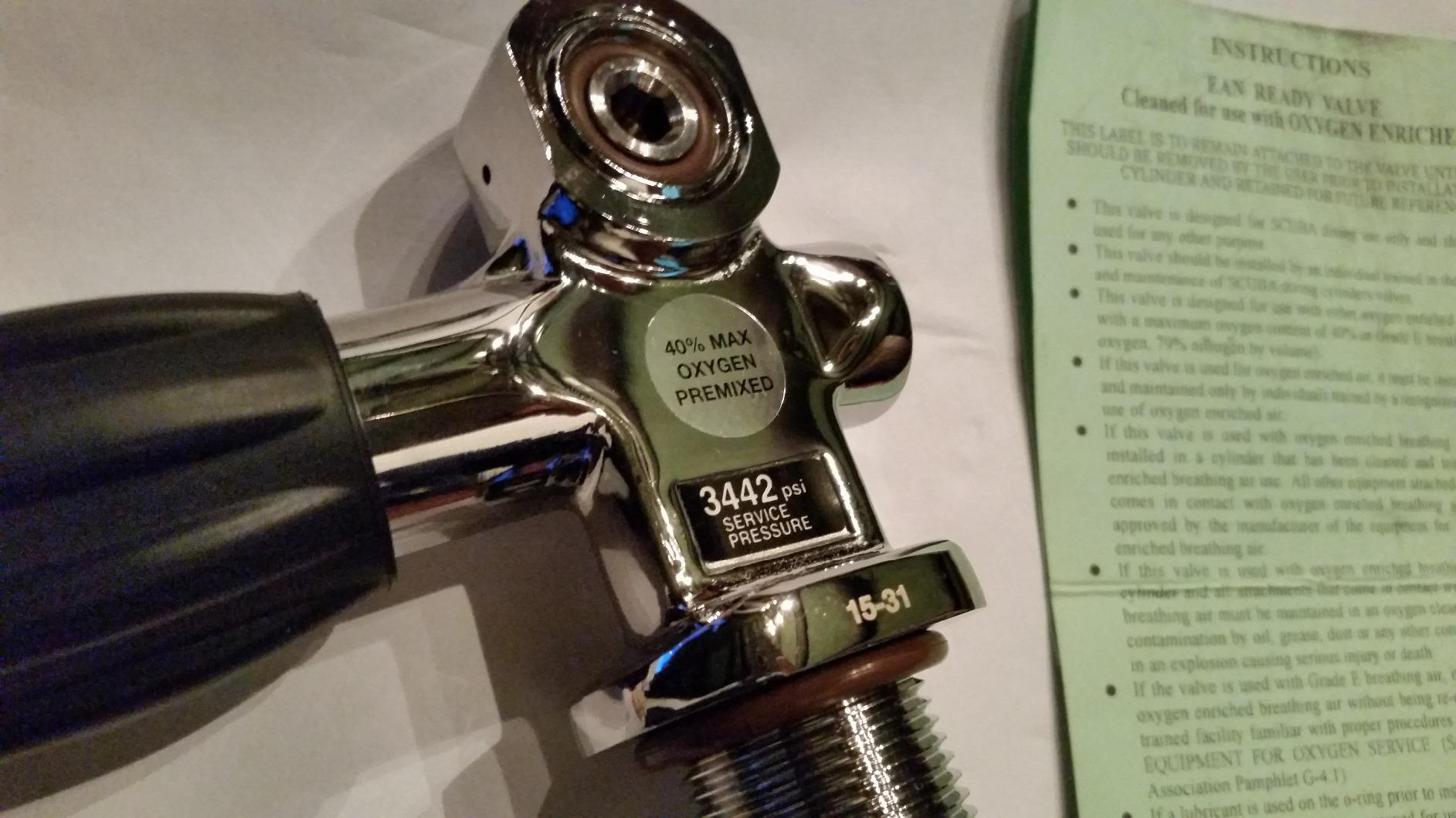 XS Scuba Thermo Pro K 3442 PSI Scuba Tank Valve customer photo 3