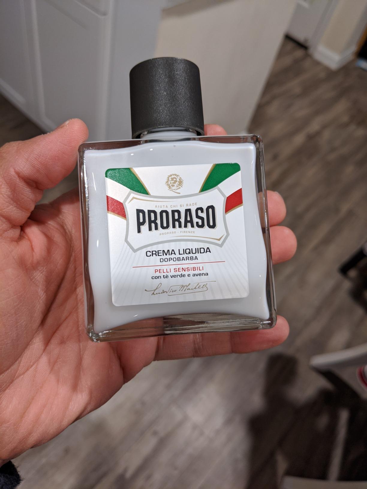 Proraso Pre Shave Conditioning Cream - Oatmeal & Green Tea - Nourishing & Gentle Formula for Sensitive Skin, 3.6oz customer photo 2