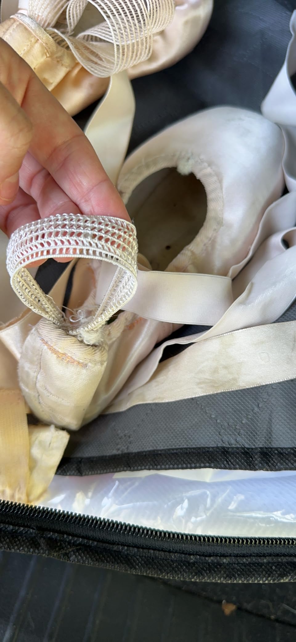 Bloch Dance A0185 Covert Elastic Ballet/Pointe Shoe Elastic, Pink, One Size customer photo 2