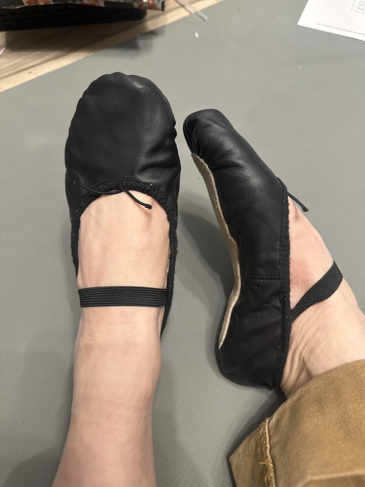 Women's Dansoft Full Sole Leather Ballet Slipper/Shoe customer photo 2