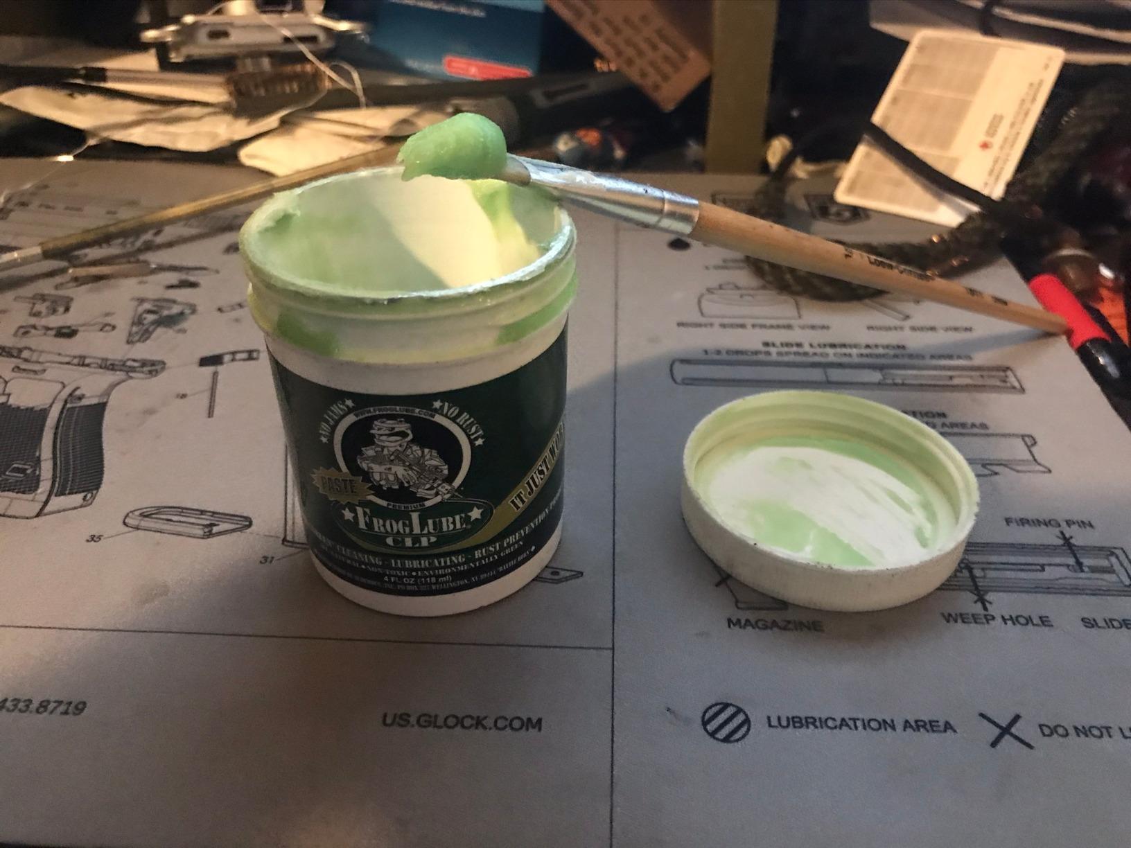 FrogLube Paste - Gun Grease - Gun Lubricant - Metal Absorbing Gun Oil Lubricating Paste - Non-Toxic (4oz) customer photo 1