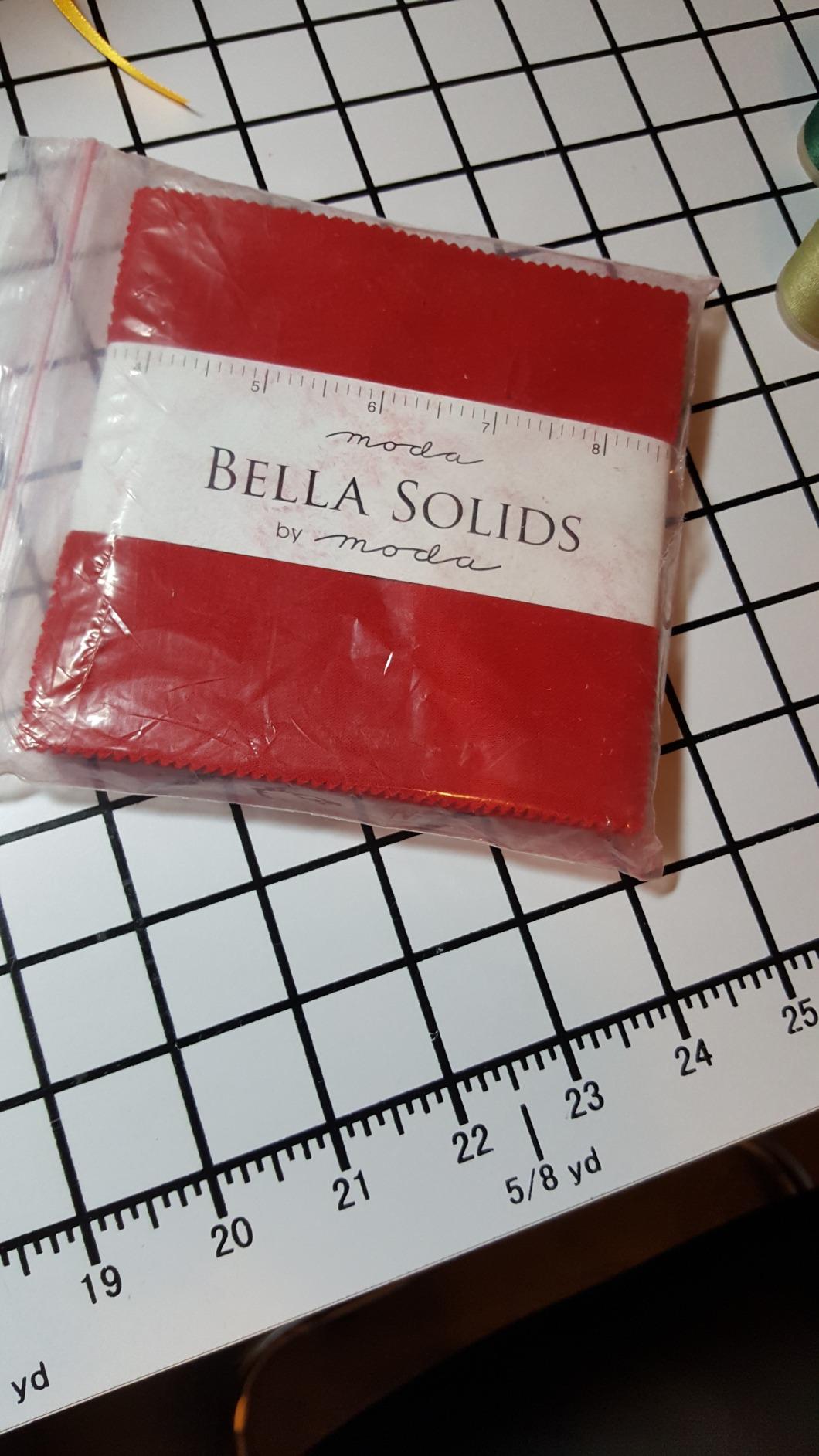 Moda Bella Solids Red 9900-16 Charm Pack, 42 5-inch Cotton Fabric Squares customer photo 2