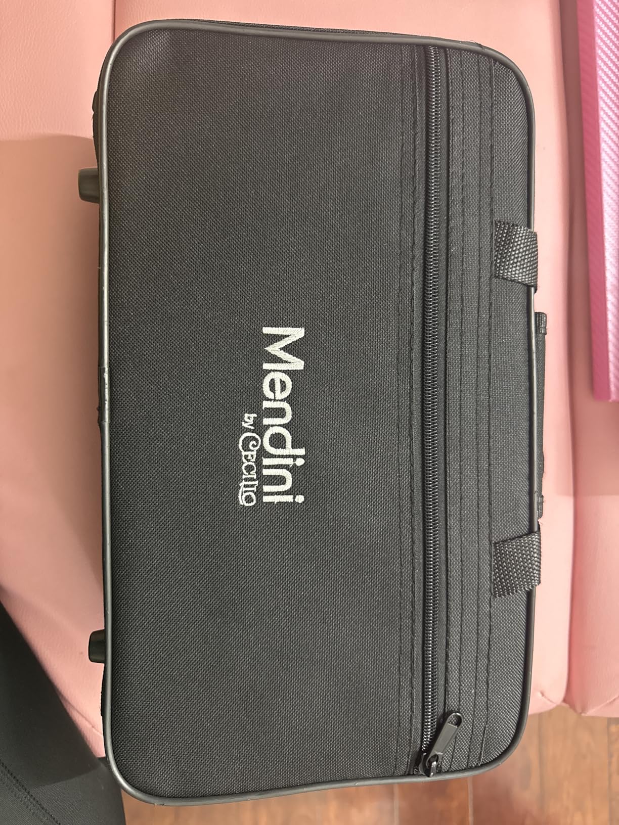Mendini By Cecilio B Flat Clarinet for Beginner, Ebonite Bb Clarinet with 10 Reeds, Mouthpiece, Cork Grease, Gloves, Cleaning Cloth, Hard Case, Pocketbook, Stand (Black) customer photo 2