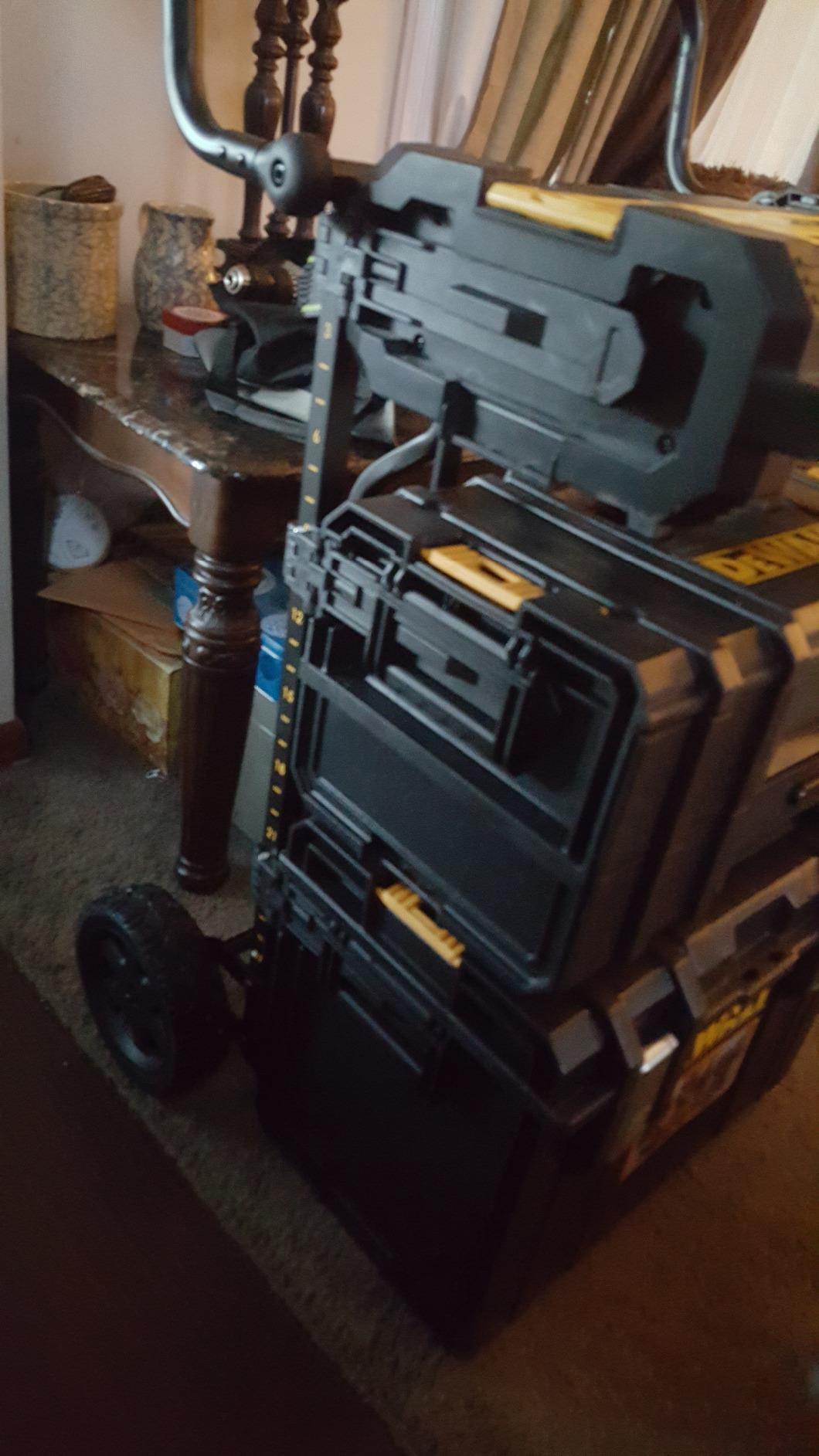 DEWALT TOUGHSYSTEM Tool Storage L-Cart Carrier with Heavy Duty Wheels (DWST08210) customer photo 1
