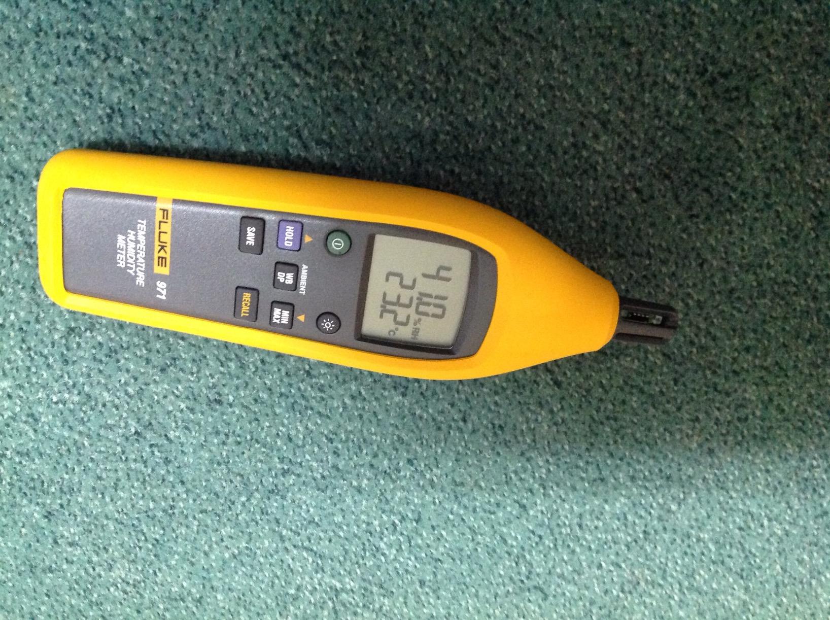 Fluke 971 Temperature Humidity Meter customer photo 1