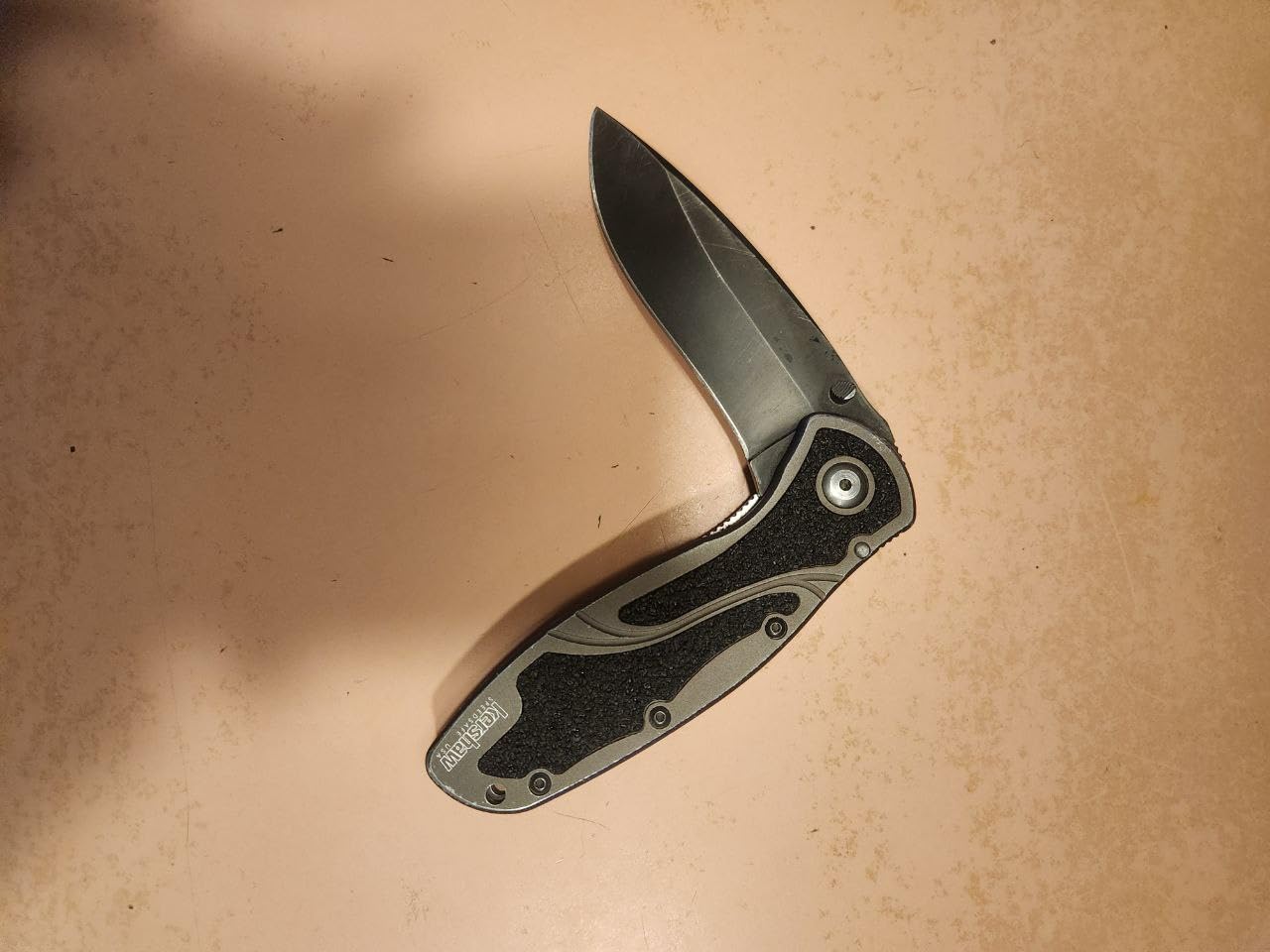 Kershaw Blur Olive and Black Pocket Knife, 3.4