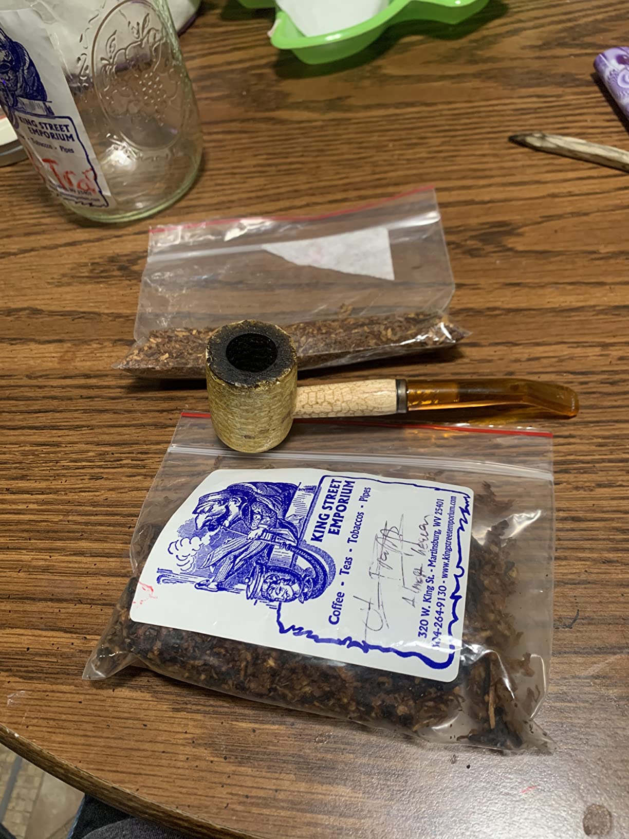 Missouri Meerschaum - Legend Corn Cob Tobacco Pipe - 5th Avenue, Bent Bit customer photo 2