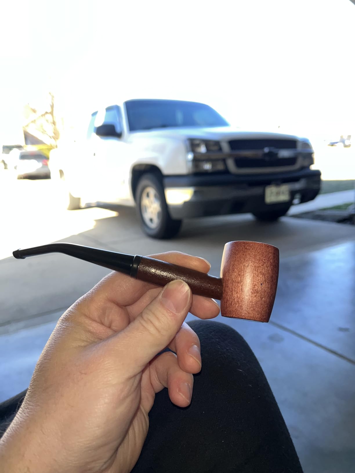 Missouri Meerschaum - Ozark Mountain Hardwood Tobacco Pipe - Rob Roy, Bent Bit customer photo 1