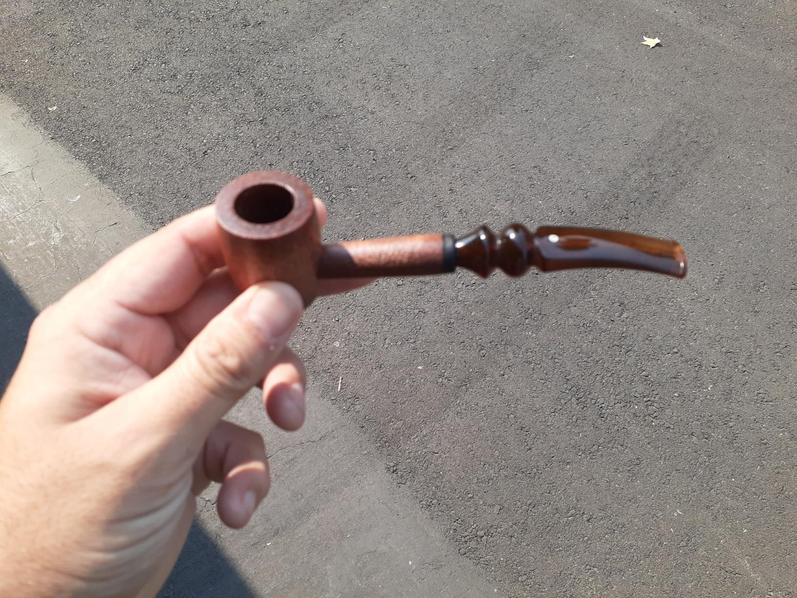 Missouri Meerschaum - Ozark Mountain Hardwood Tobacco Pipe - Rob Roy, Bent Bit customer photo 2