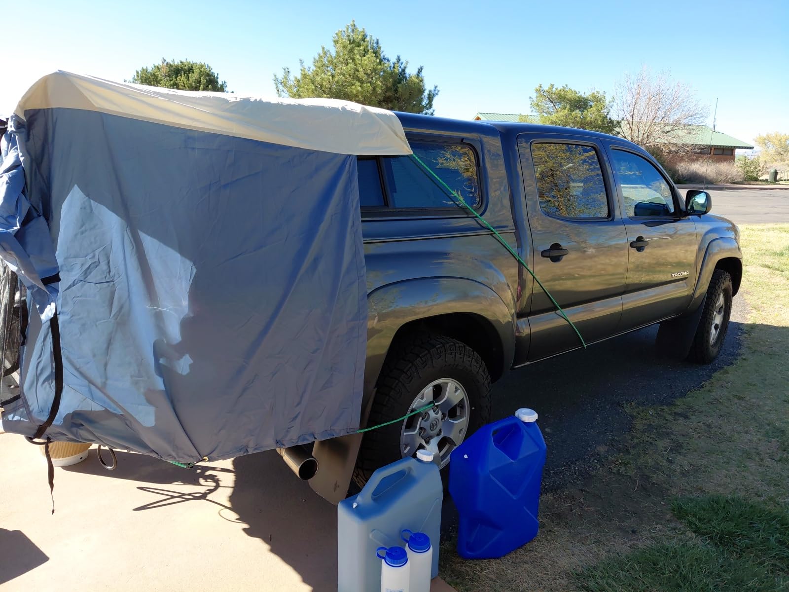 DAC Full-Size Truck Bed Tent for Caps- Fits Ford F-150, Chevy Silverado, Toyota Tundra, Tacoma (2005+), Tailgate ≥ 58