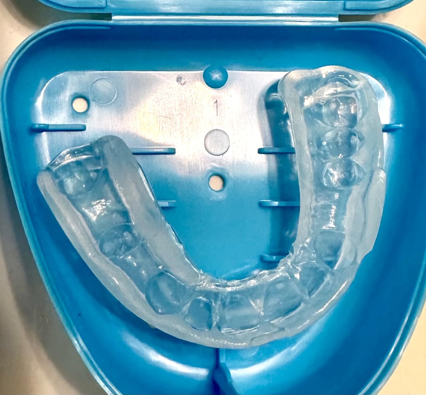 DenTek Professional-Fit Dental Guard, Mouth Guard for Grinding Teeth at Night, 1 Count customer photo 1