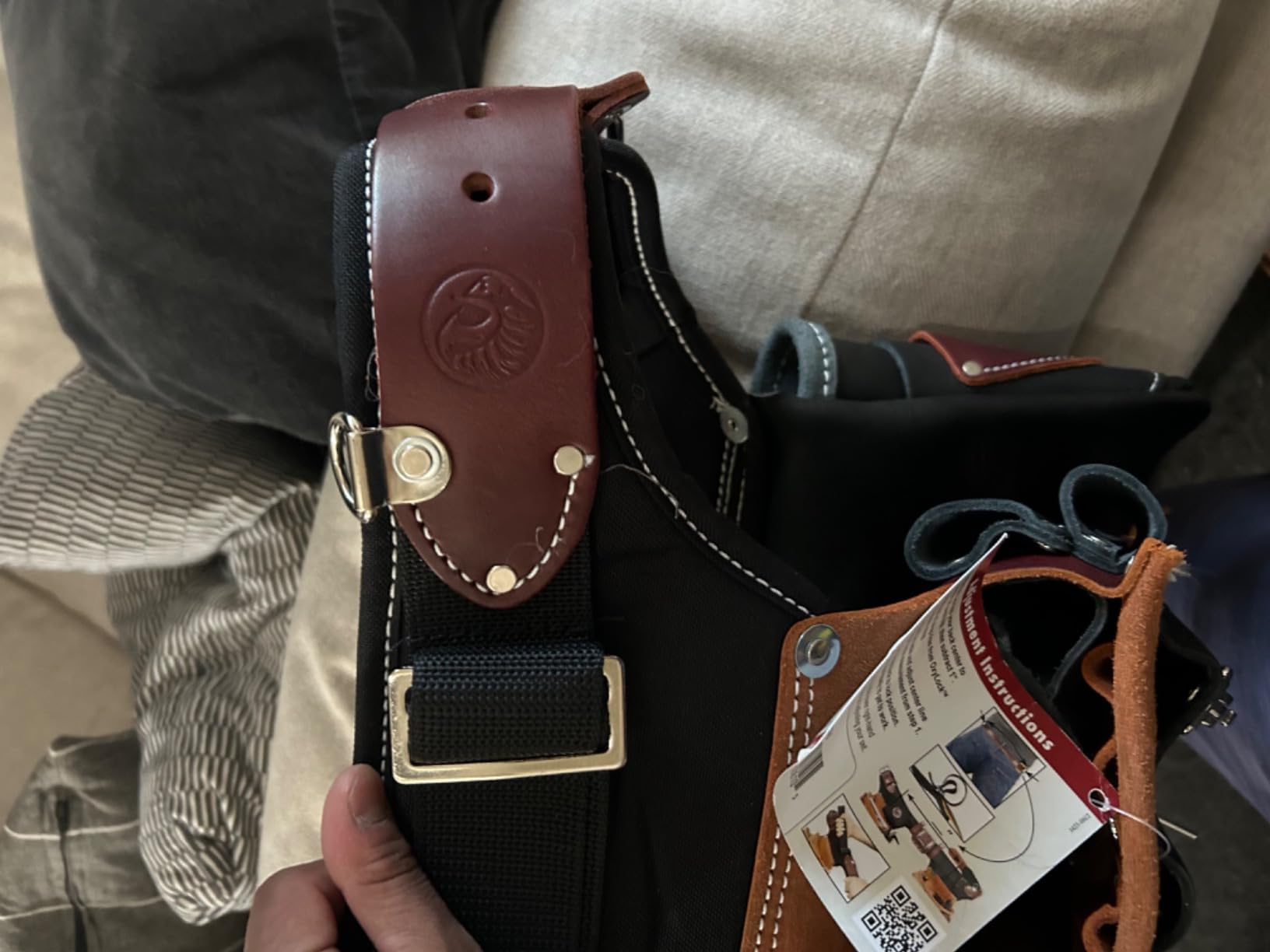 Occidental Leather Adjust-to-Fit Industrial Pro Electrician Set - 31 Pockets & Tool Holders - Made in USA customer photo 2