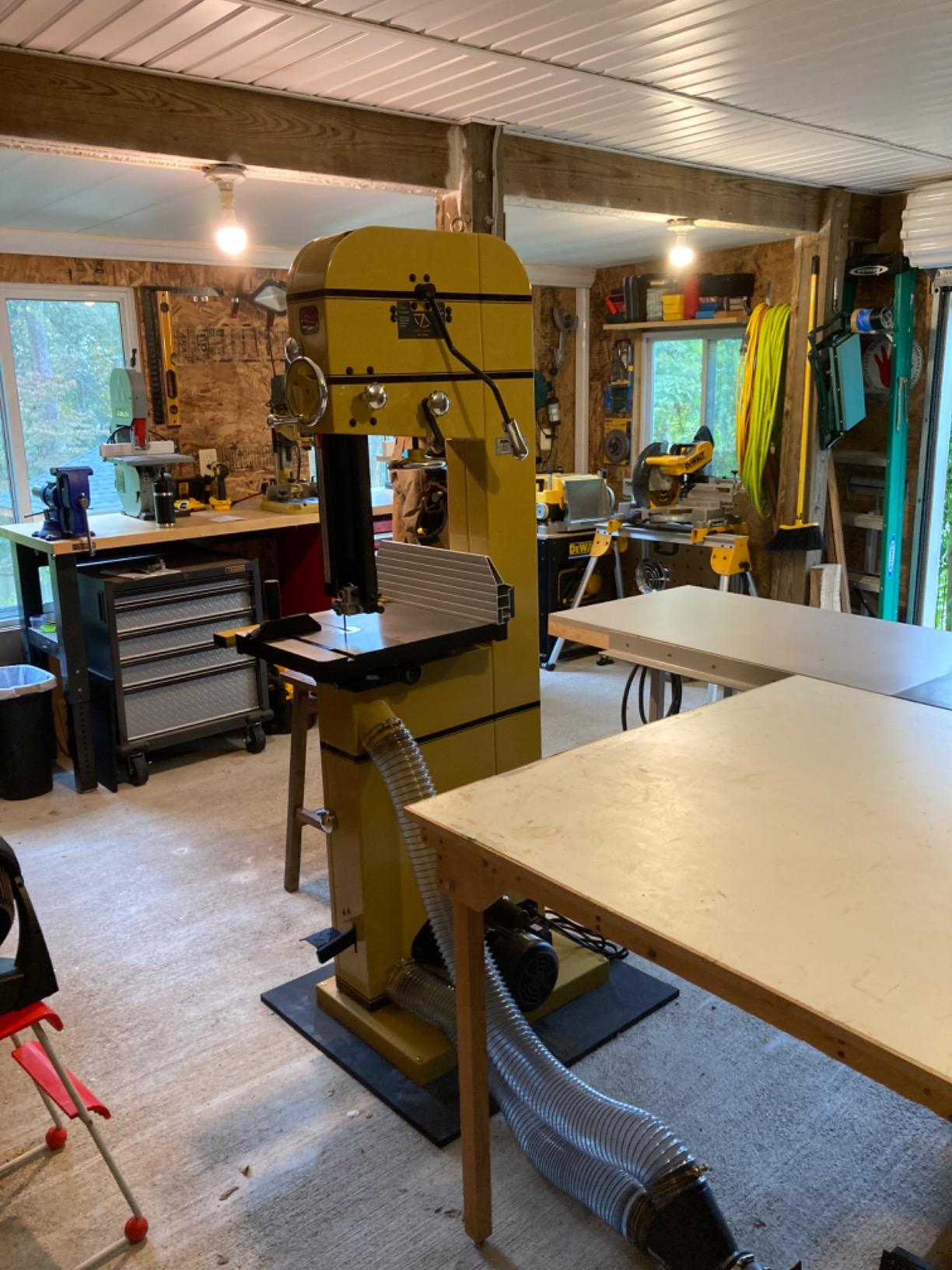 Powermatic 15-Inch Woodworking Bandsaw, 3 HP, 230V 1Ph (PM1500) customer photo 1