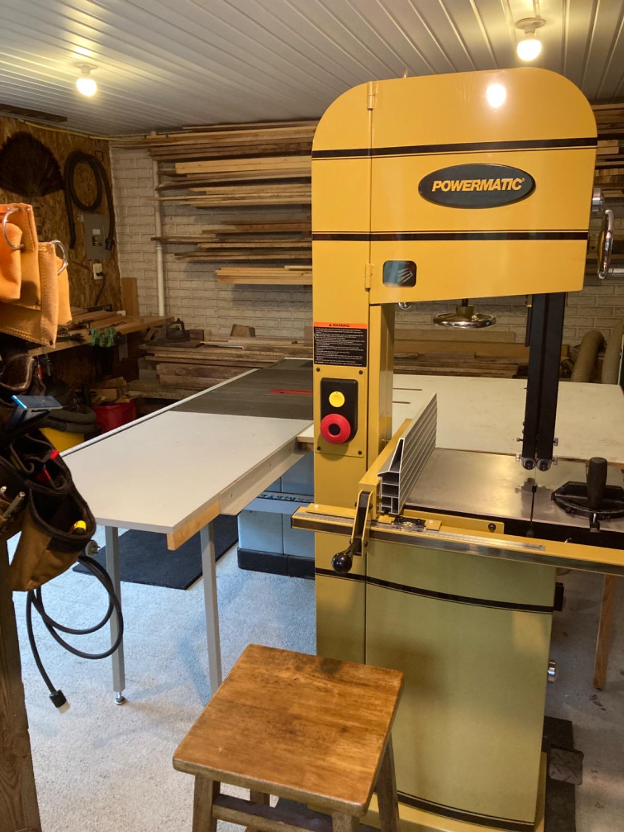 Powermatic 15-Inch Woodworking Bandsaw, 3 HP, 230V 1Ph (PM1500) customer photo 2