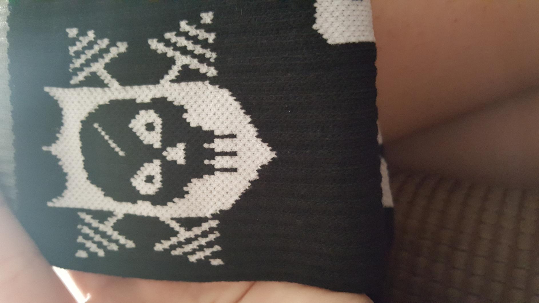 MOXY Socks Powerful Power Skull Deadlift Knee-High Socks - Compression Lifting Socks for Men & Women - Shin Protection, Locked-In Fit, and Durable Gym Performance customer photo 1