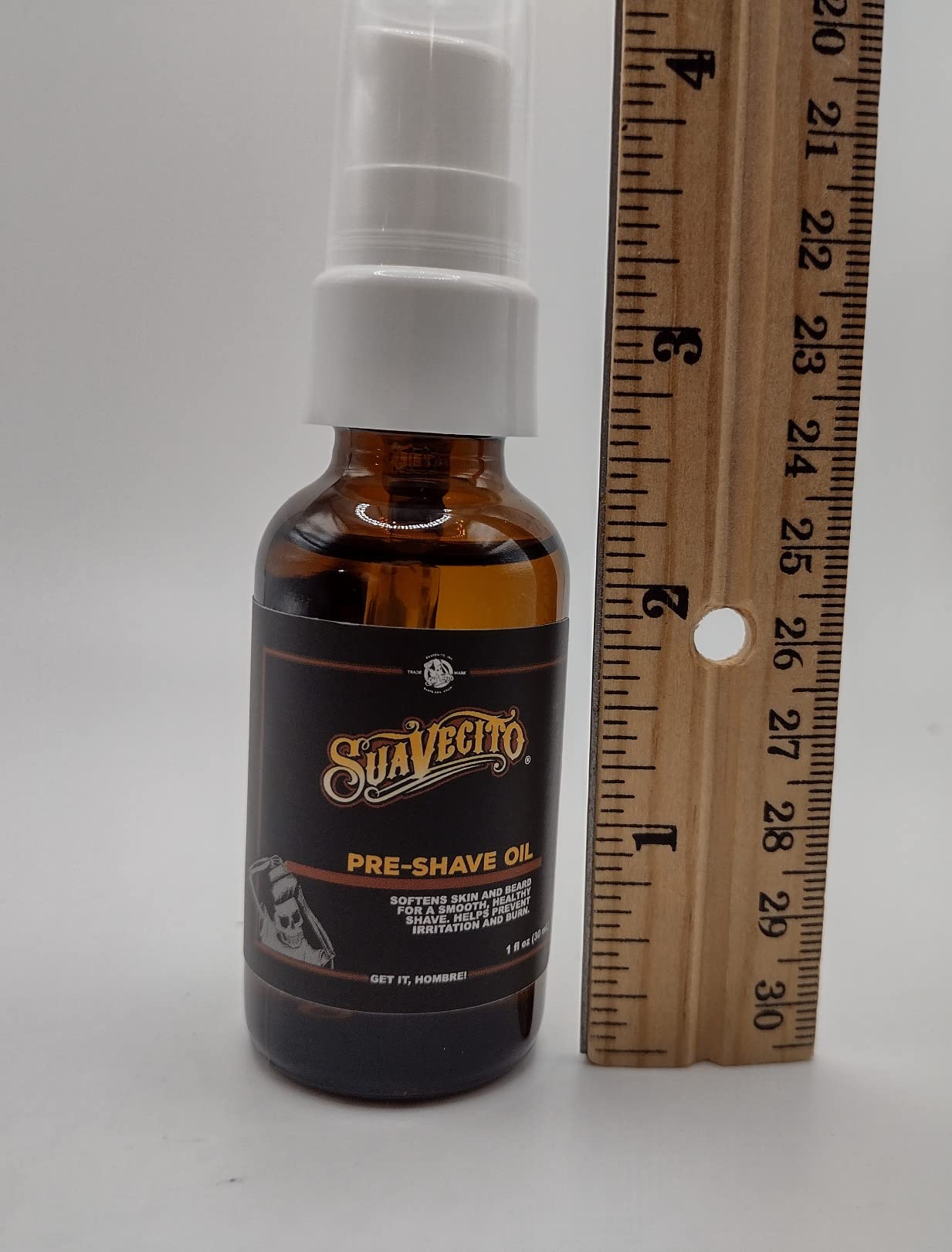 Suavecito Shave Oil 1 oz Pump Bottle - Softens Skin & Beard, Prevents Irritation and Burn - Natural Ingredients, Vitamin E Oil, Aloe Vera Oil, & Jojoba Oil customer photo 1