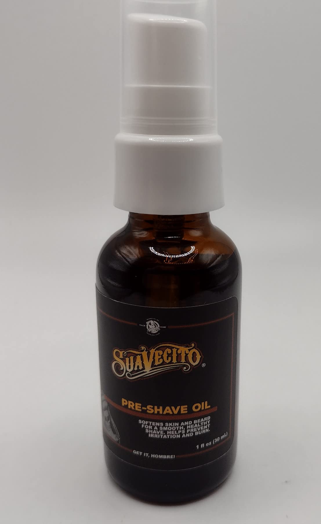 Suavecito Shave Oil 1 oz Pump Bottle - Softens Skin & Beard, Prevents Irritation and Burn - Natural Ingredients, Vitamin E Oil, Aloe Vera Oil, & Jojoba Oil customer photo 2