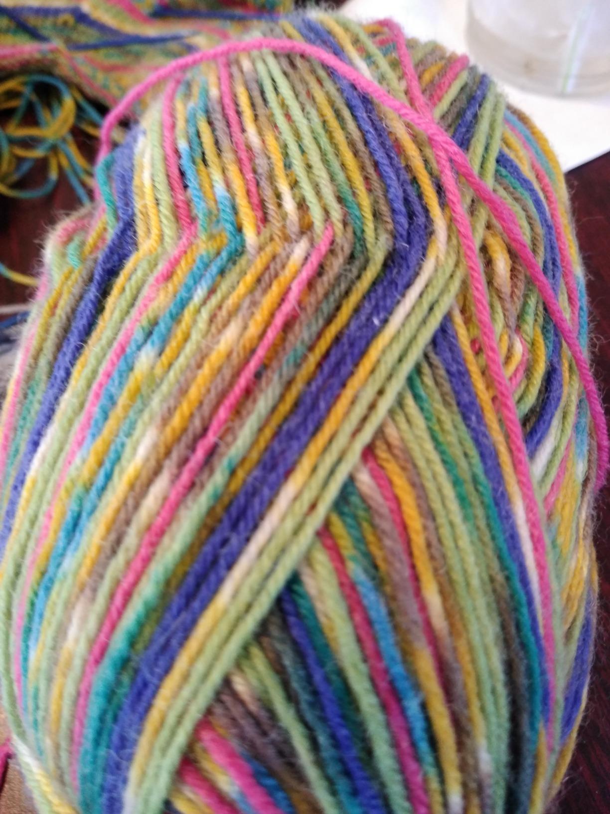Regia 100 gr Sock Wool 4-ply Mix-it Tropical Color Col. 938 customer photo 2