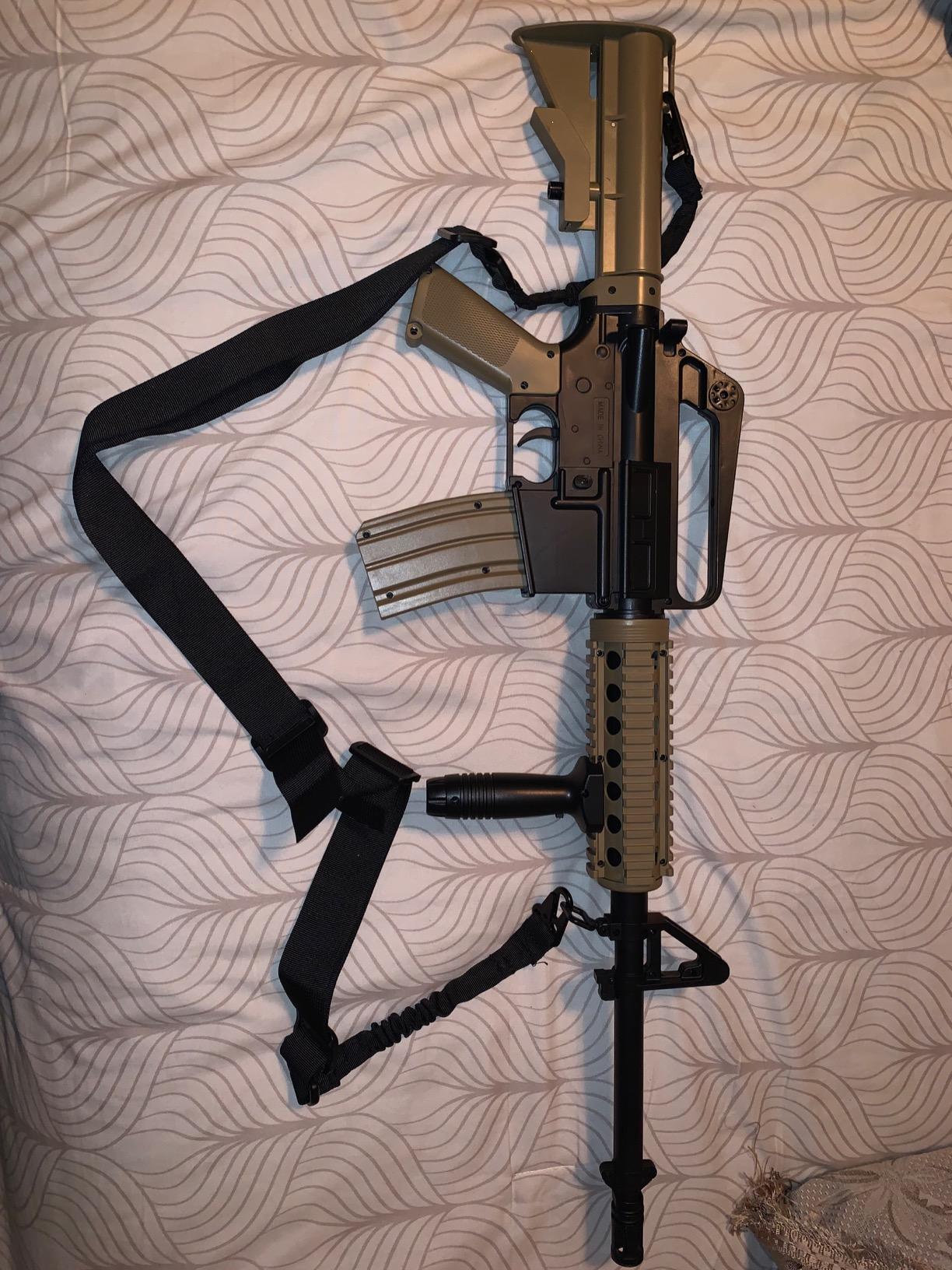 Soft Air COLT RIS Spring Airsoft Rifle and Pistol On-Duty Kit, Tan customer photo 1