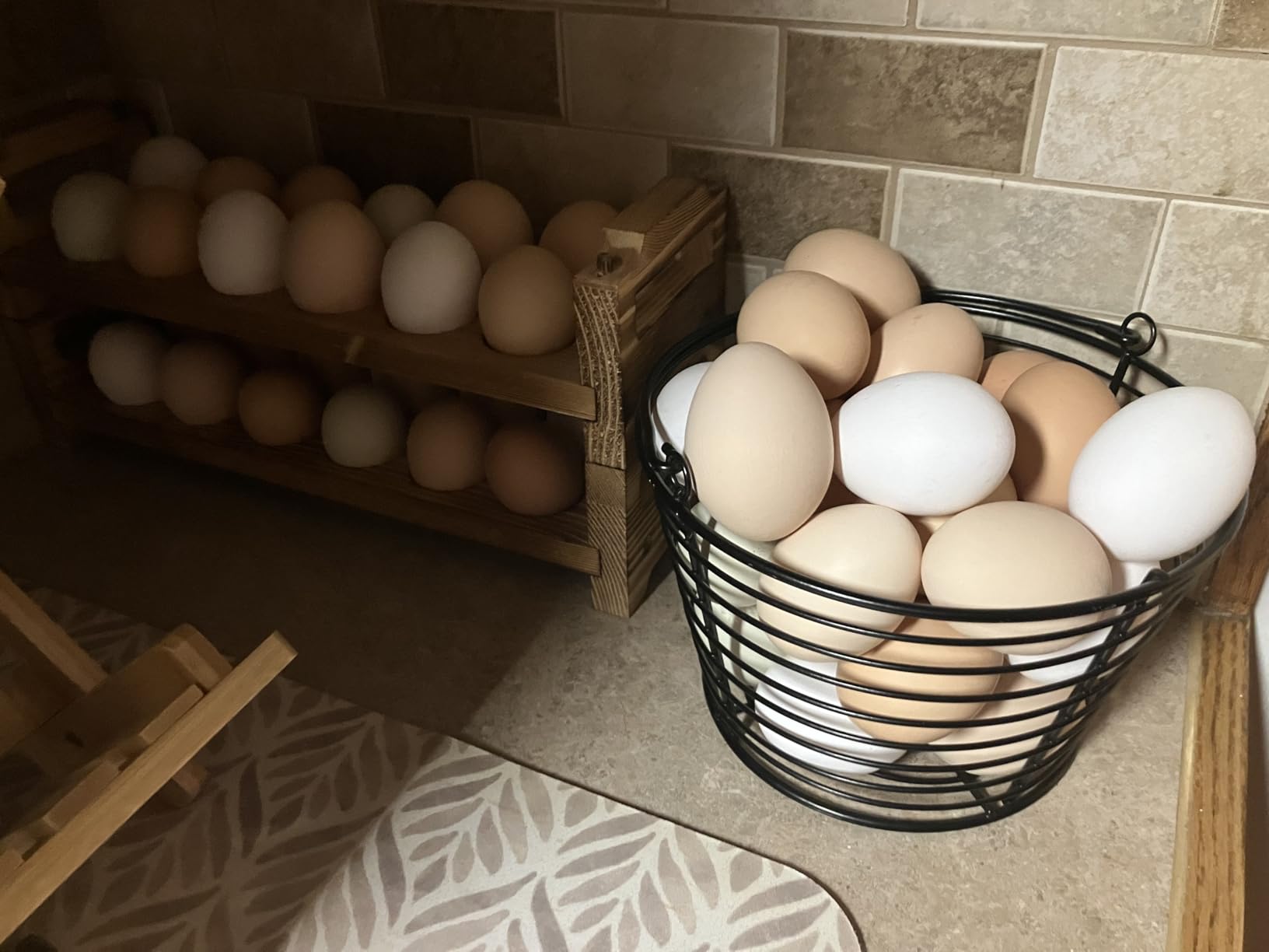 Little Giant Small Egg Basket | Basket for Carrying and Collecting Chicken Eggs | Wire Egg Basket | Egg Collecting Basket customer photo 1