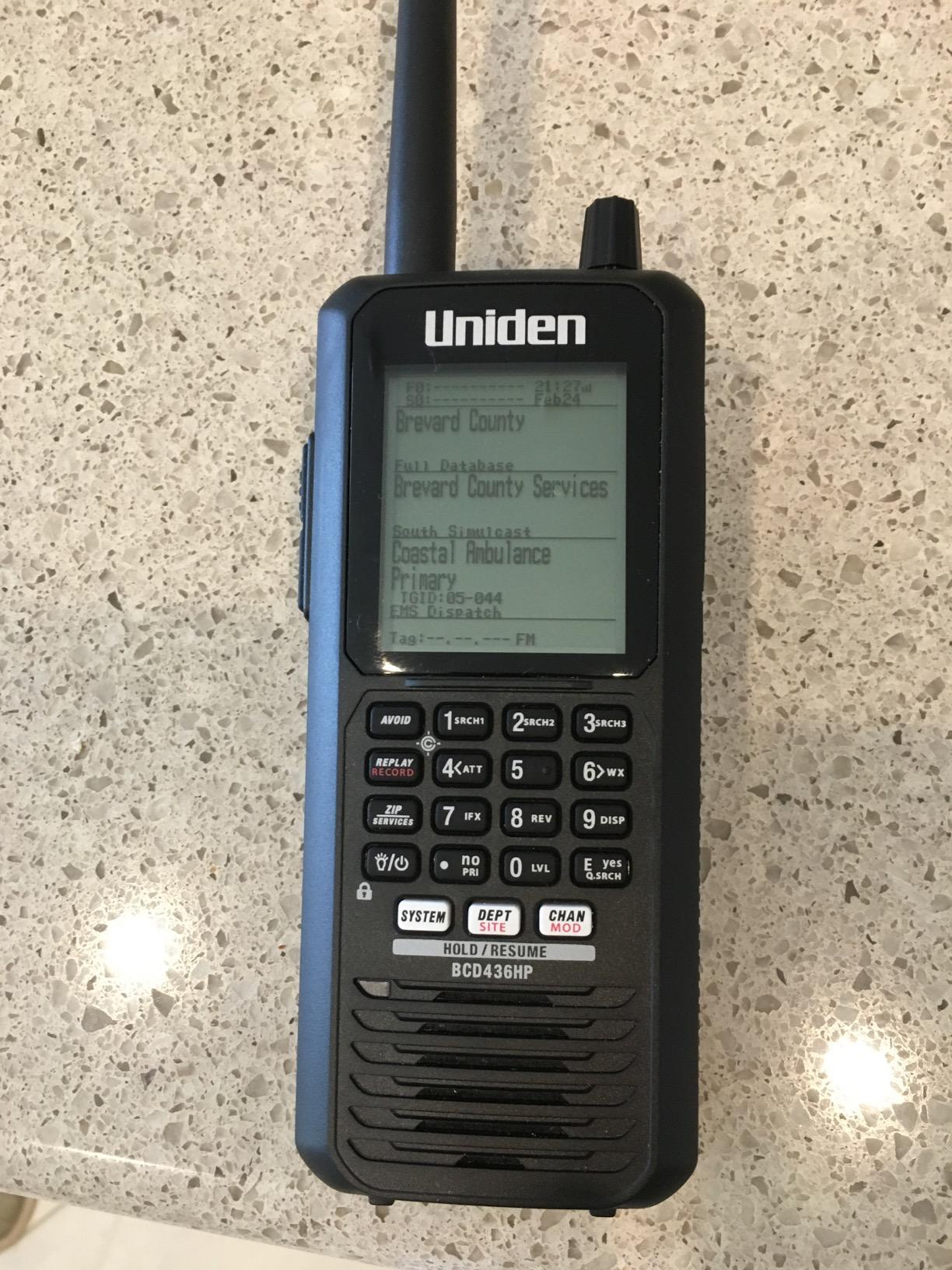 Uniden BCD536HP HomePatrol Series Digital Phase 2 Base/Mobile Scanner with HPDB and Wi-Fi. Simple Programming, TrunkTracker V, S.A.M.E. Emergency/Weather Alert. Covers USA and Canada. customer photo 1