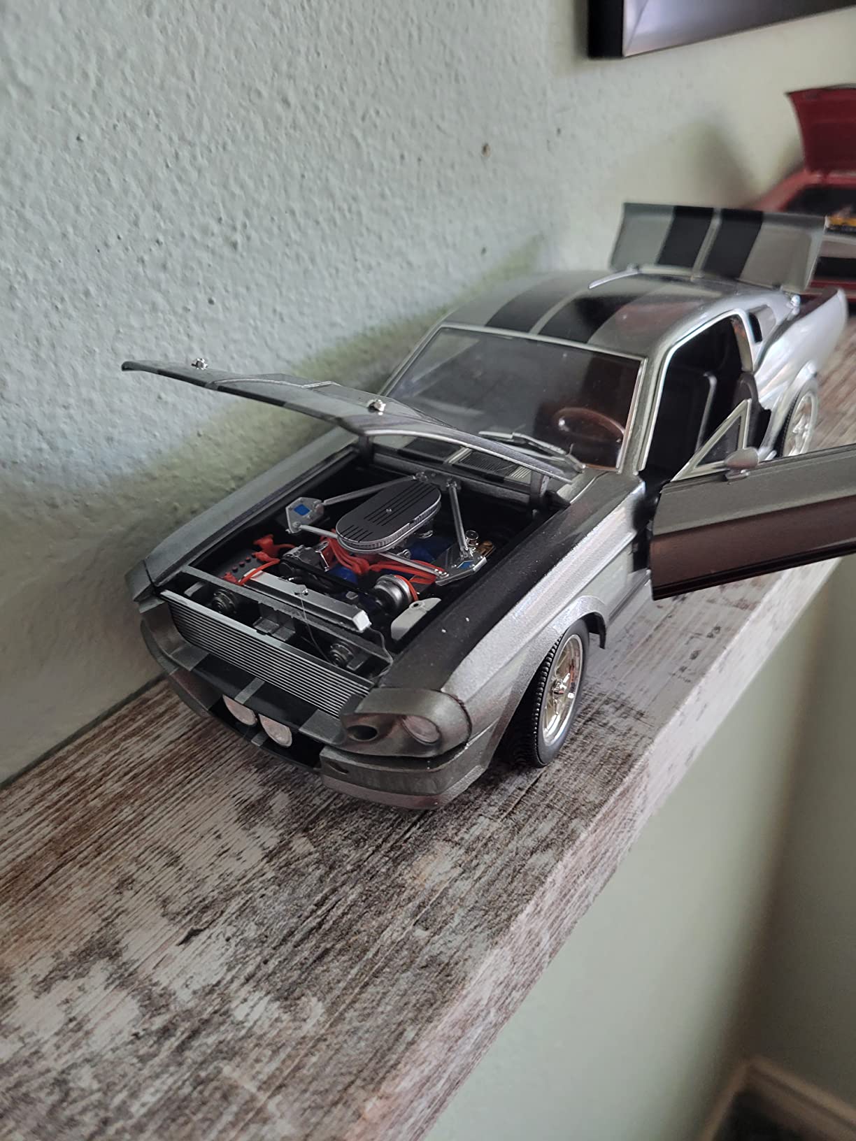 Greenlight Gone in 60 Seconds (2000) 1967 Ford Mustang Eleanor Vehicle (1:18 Scale) customer photo 3