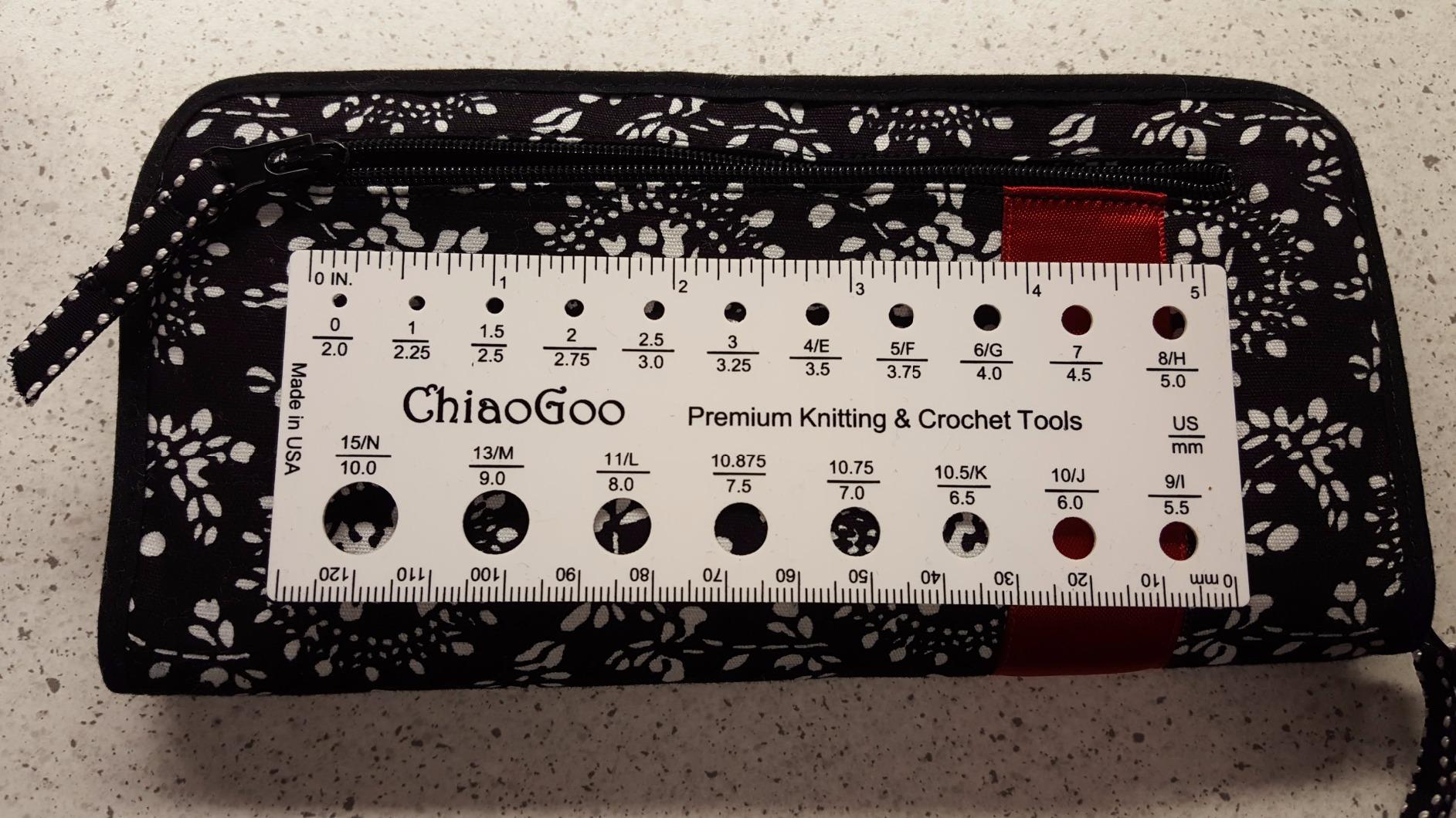 ChiaoGoo Double Point Sock Set, Stainless Steel, 6-inch (15 cm) customer photo 1