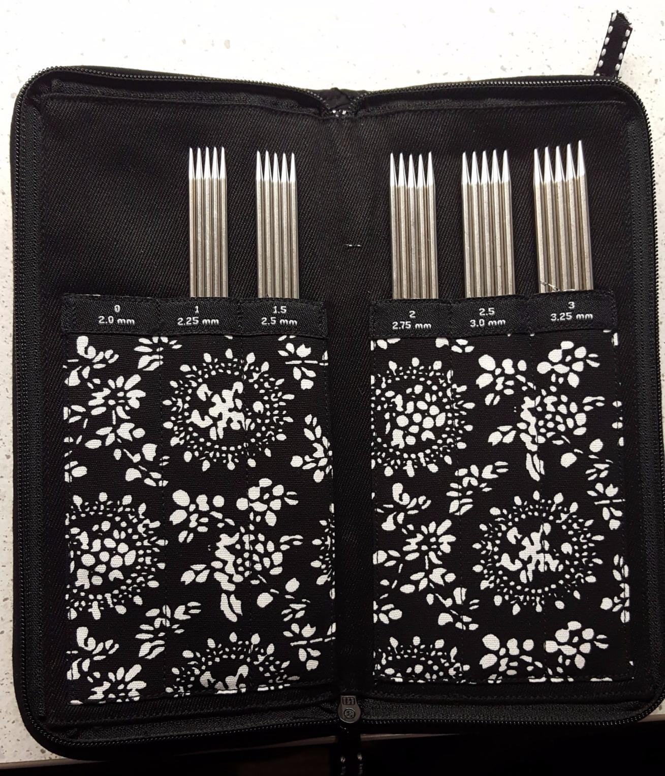 ChiaoGoo Double Point Sock Set, Stainless Steel, 6-inch (15 cm) customer photo 2