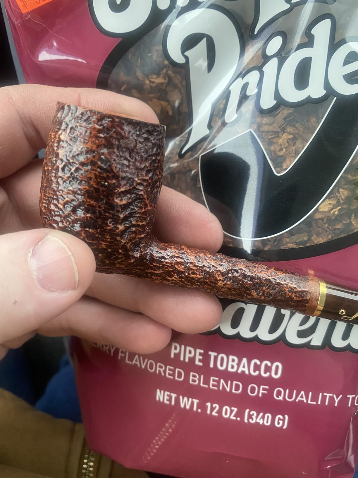 Savinelli Pipes Bing's Collection - Long Straight Billiard Golf Inspired Briar Wood Pipe, Handmade in Italy, 6mm customer photo 1