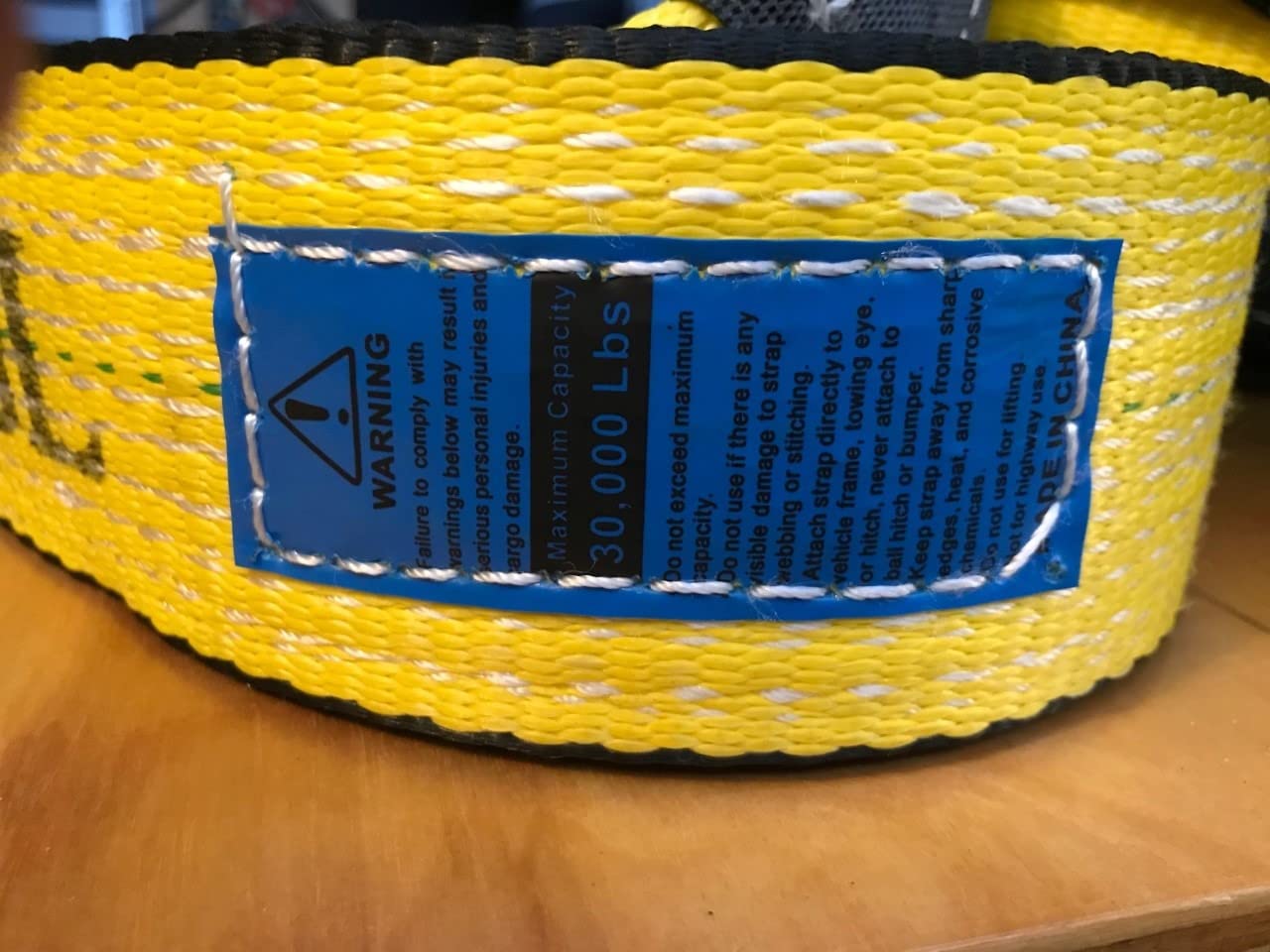 TGL 3 inch, 8 Foot Tree Saver Strap, Recovery Short Tow Strap with Loops, Winch Tree Saver Strap. 30,000 lbs MBS customer photo 2