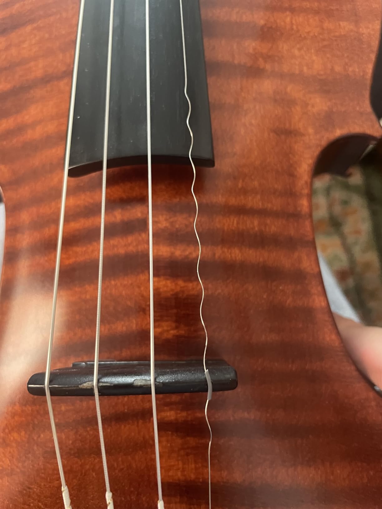Warchal Amber Violin String Set with E Ball End customer photo 1