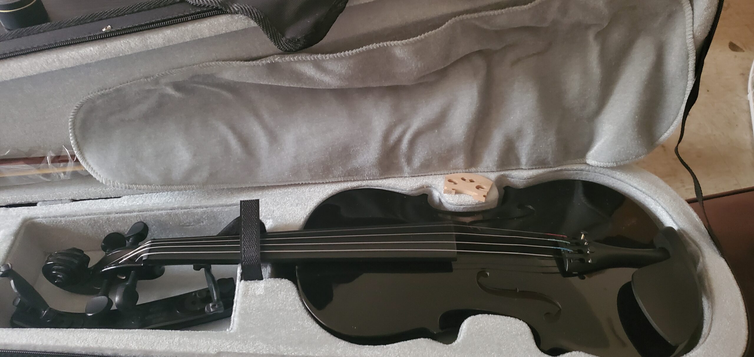 SKY(Paititi) 1/2 Size SKYVN102 Student Violin with Lightweight Case, Brazilwood Bow, Shoulder Rest, String, Rosin and Mute customer photo 1