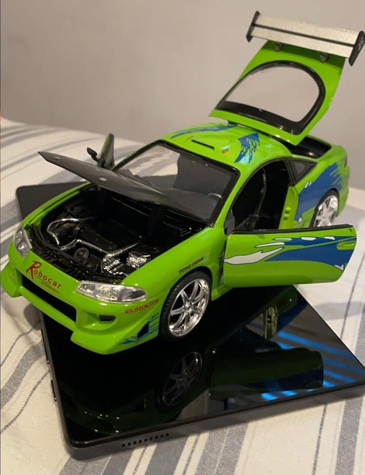 Jada Toys Fast & Furious 1:24 Brian's Toyota Supra Die-cast Car, Toys for Kids and Adults, Orange customer photo 1