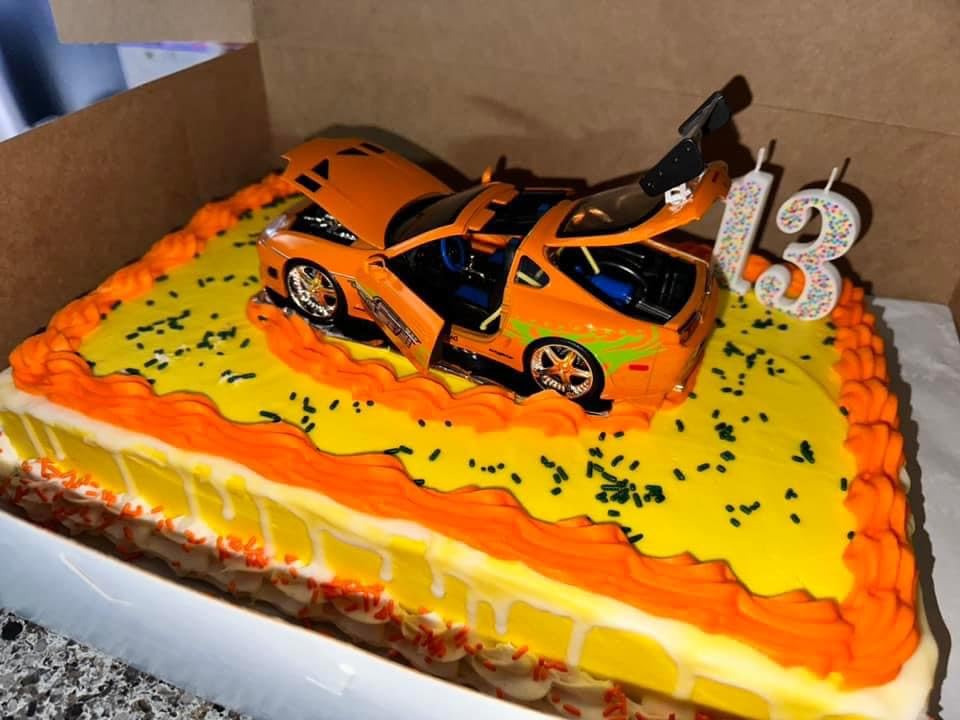 Jada Toys Fast & Furious 1:24 Brian's Toyota Supra Die-cast Car, Toys for Kids and Adults, Orange customer photo 2