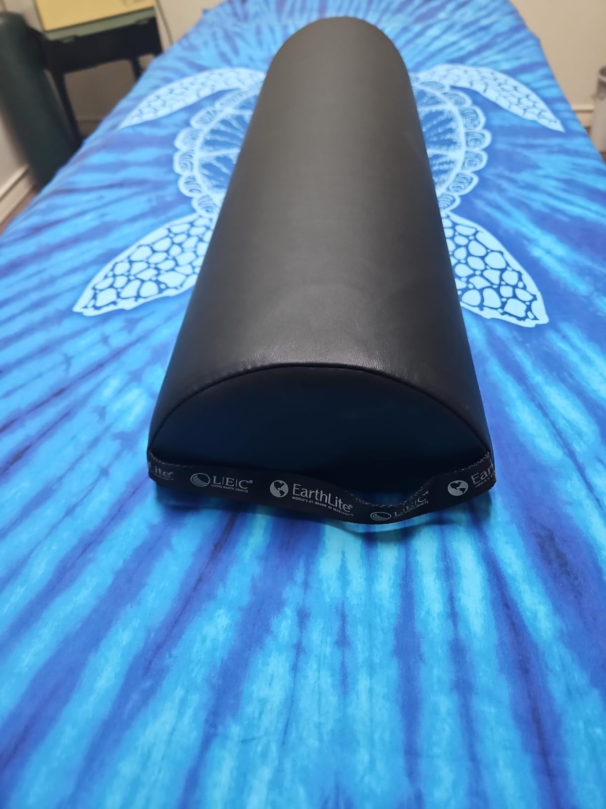 EarthLite Massage Bolster Pillow Half Jumbo, 29in Length x 9in Width x 4.5in Height customer photo 1
