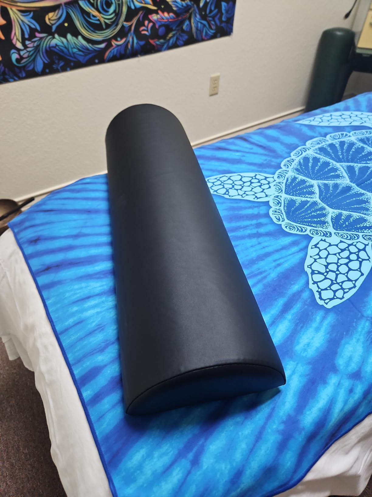 EarthLite Massage Bolster Pillow Half Jumbo, 29in Length x 9in Width x 4.5in Height customer photo 2