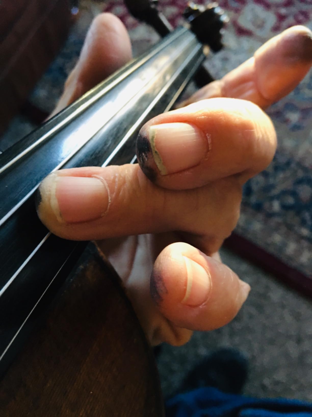 Fiddlerman Violin String Set, Synthetic Core, Medium Tension, Ball-End, Full Size 4/4 and 3/4 customer photo 2