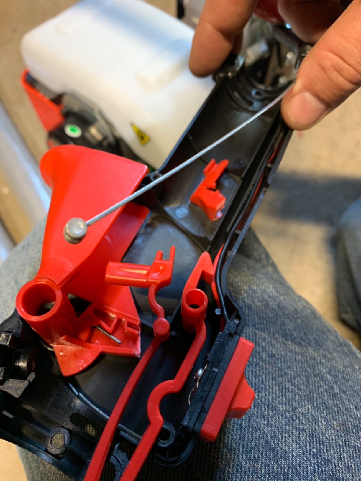 XtremepowerUS 2.3HP Post Hole Digger V-Type Gasoline 2-Stroke 55cc Auger Earth Fence Hole Digger Digging Drill for Fence, Farmland and Garden (Powerhead Only) customer photo 4
