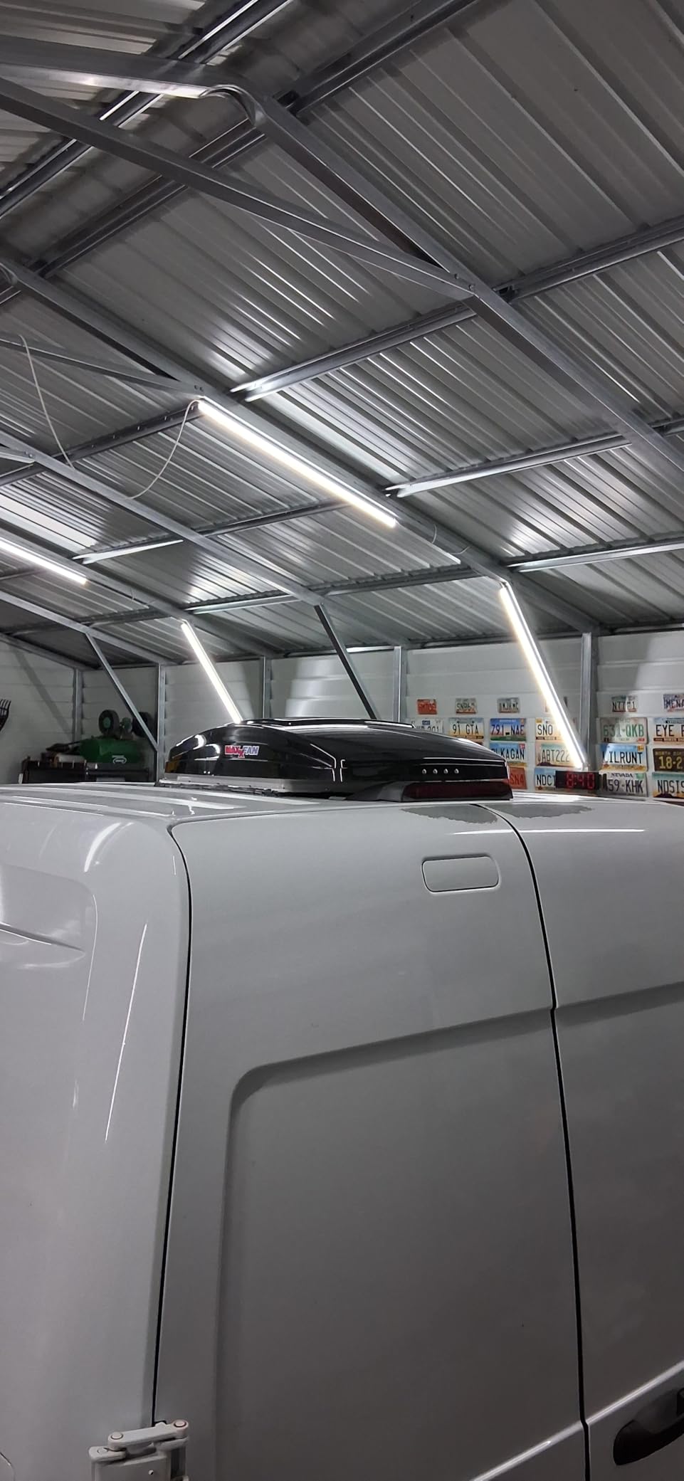 MAXXAIR Maxxfan Deluxe Vent, Fan and Vent Cover All in One - Powerful 4-Speed Reversible Fan with Thermostat, Built-In Rain Cover, Exhaust Air Only, Fits 14