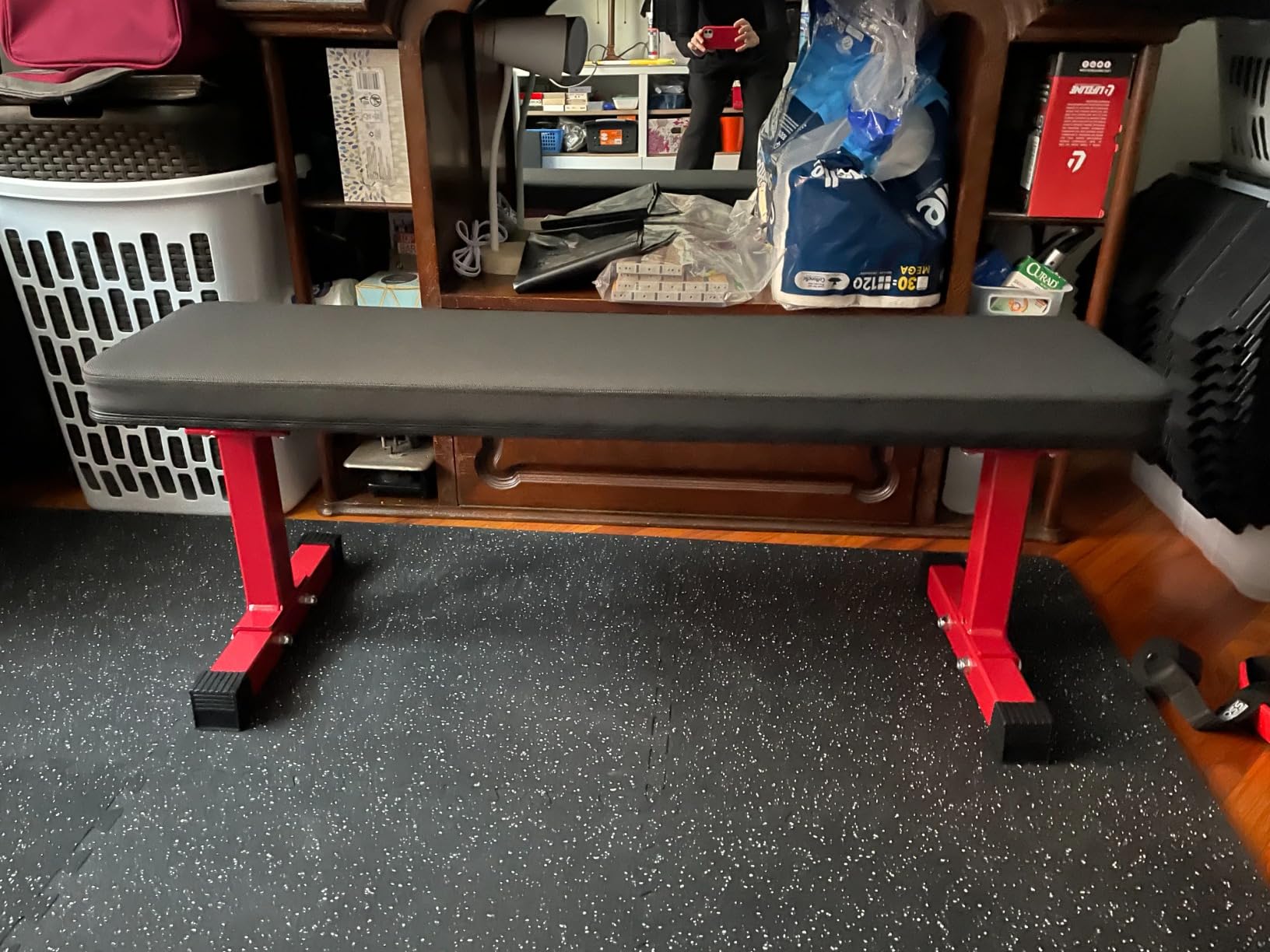 Steelbody Deluxe Utility Weight Bench for Home Gym Weightlifting and Strength Training customer photo 1