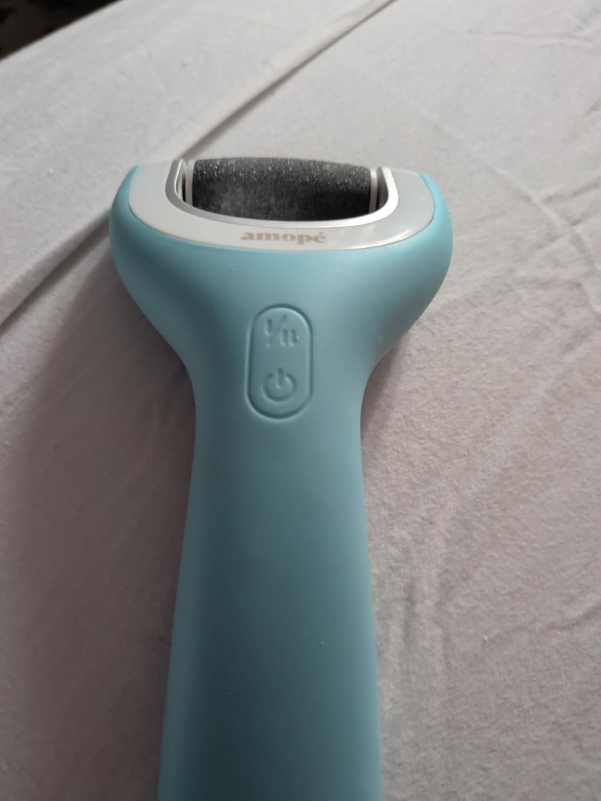 Amope Pedi Perfect Pro Wet & Dry Electric Foot File Callus Remover Kit, Waterproof, Rechargeable, Pedicure Tool for Feet, Removes Hard, Dead Skin, Feet Scrubber w/ Diamond Crystals, w/ 3 Roller Heads customer photo 2